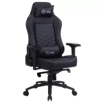 Кресло игровое с подголовником Cactus CS-CHR-0112BL-M черный 