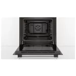Встраиваемый электрический духовой шкаф Bosch HBF113BR0Q черный, серебристый 