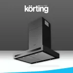 Купить Вытяжка настенная Korting KHC 6877 N черный - Vlarnika