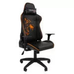 Купить Игровое кресло Chairman Game 40 экокожа черный, оранжевый - Vlarnika
