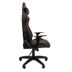 Игровое кресло Chairman Game 40 экокожа черный, оранжевый 