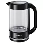 Купить Чайник электрический Bosch TWK70B03 1.7 л Black, Transparent - Vlarnika