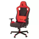 Кресло игровое A4TECH Bloody GC-750, на колесиках, эко.кожа, черный/красный 