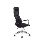 Компьютерное кресло Бюрократ KB-9N/BLACK, черный/серебристый 