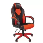 Купить Кресло компьютерное СН GAME 17, ткань TW/экокожа, черное/красное, 7024560 - Vlarnika