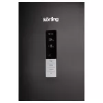 Холодильник Korting KNFC 62370 XN черный 