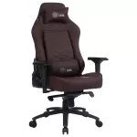 Характеристики - кресло игровое Cactus CS-CHR-0112BR коричневый с подголовником. крестовина металл/пластик 