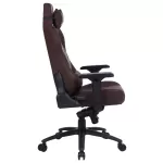 Характеристики - кресло игровое Cactus CS-CHR-0112BR коричневый с подголовником. крестовина металл/пластик 