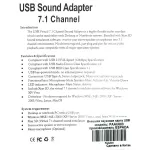 Внешняя звуковая карта USB Espada PAAU003 