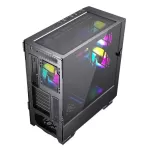 Корпус компьютерный Powercase Kratos (CKR-A3) Black 