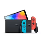 Купить Приставка игровая Nintendo Switch Oled Joy-Con, неоновая красно-синяя - Vlarnika