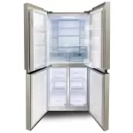 Холодильник Ginzzu NFI-4414 черный; золотистый 