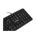 Проводная игровая клавиатура Гарнизон GK-100L черный (TNSDB351 1.0GREY) 