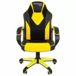 Характеристики - кресло компьютерное СН GAME 17, ткань TW/экокожа, черное/желтое, 7028515 