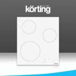 Купить Встраиваемая варочная панель индукционная Korting HI 42031 BW белый - Vlarnika
