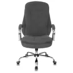 Кресло руководителя Бюрократ T-9950SL Fabric серый Alfa 44 / Компьютерное кресло для дирек 