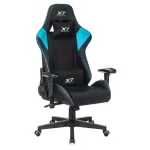 Купить Кресло игровое A4Tech X7 GG-1100 черный/голубой - Vlarnika