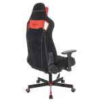 Кресло игровое A4TECH Bloody GC-650, на колесиках, ткань, черный/красный 