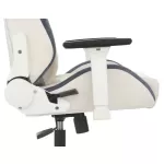 Кресло игровое A4TECH Bloody GC-330, на колесиках, ткань, белый 