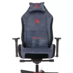 Кресло игровое A4TECH Bloody GC-470, на колесиках, синий 