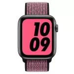 Ремешок Krutoff Nylon для Apple Watch 42/44mm (pink/black) 