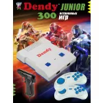 Игровая приставка Dendy Junior 300 игр + световой пистолет DJ-300G 