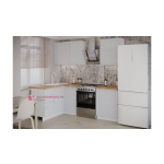 Купить Модульная кухня ′Бруклин′ 1,4*1,6 м - бетон белый - Vlarnika