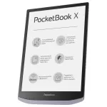 Книга электронная PocketBook X Metallic Grey, PB1040-J-WW 