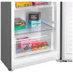 Холодильник MAUNFELD MFF187NFIX10 серый 