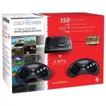 Купить Игровая приставка SEGA Retro Genesis HD Ultra ConSkDn70 Черный +150 игр - Vlarnika