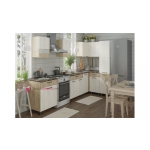 Купить Модульная кухня ′Аврора′ 2,4*1,4 м SL - дуб крафт серый / дуб крафт белый SL - Vlarnika