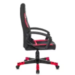 Игровое компьютерное кресло ZOMBIE ZOMBIE 10, Текстиль, Экокожа, красный/черный 