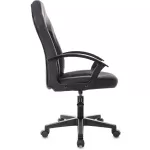 Кресло игровое ZOMBIE 11LT BLACK черный, текстиль/эко.кожа, крестовина пластик 