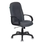 Компьютерное кресло руководителя Бюрократ 1070383 T-898/3С1GR 70х72.5х118 см, серый/черный 