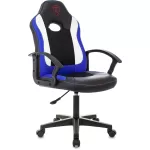Кресло игровое ZOMBIE 11LT BLUE черный/синий, текстиль/эко.кожа, крестовина пластик 