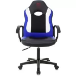 Кресло игровое ZOMBIE 11LT BLUE черный/синий, текстиль/эко.кожа, крестовина пластик 