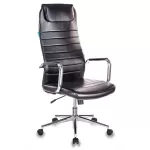 Купить Компьютерное кресло Бюрократ 1140275 KB-9N/ECO/BLACK 70х71х132,5 см, черный/серебристый - Vlarnika
