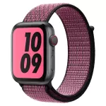 Купить Ремешок Krutoff Nylon для Apple Watch 42/44mm (pink/black) - Vlarnika